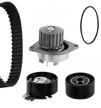 Vandens siurblio ir paskirstymo diržo komplektas