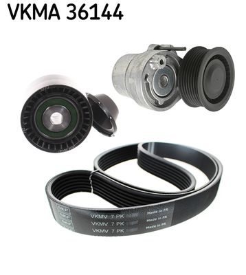 V formos rumbuotas diržas, komplektas