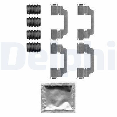 Priedų komplektas, diskinių stabdžių trinkelės