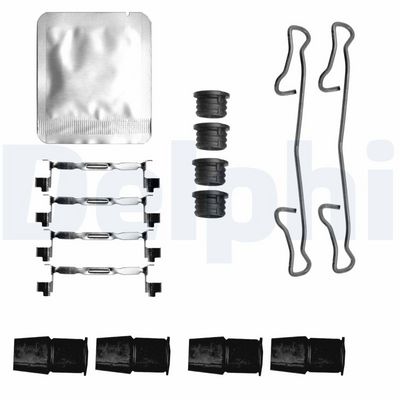 Priedų komplektas, diskinių stabdžių trinkelės